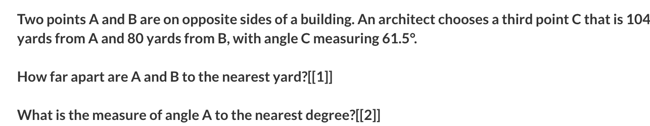 Solved Two points A and B are on opposite sides of a | Chegg.com