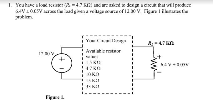 Solved Design a circuit design that fits the figure. | Chegg.com