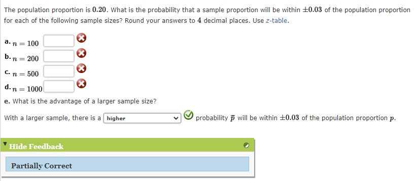 Solved The Population Proportion Is 0 20 What Is The Chegg Com   PhpyNjnJC