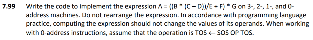 Solved 7.99 Write the code to implement the expression A = | Chegg.com