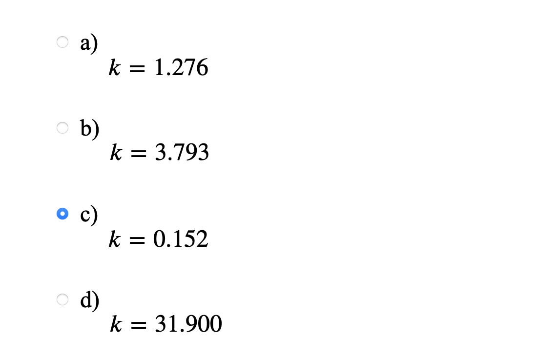 Solved Use The Information Below To Create A Mathematical 