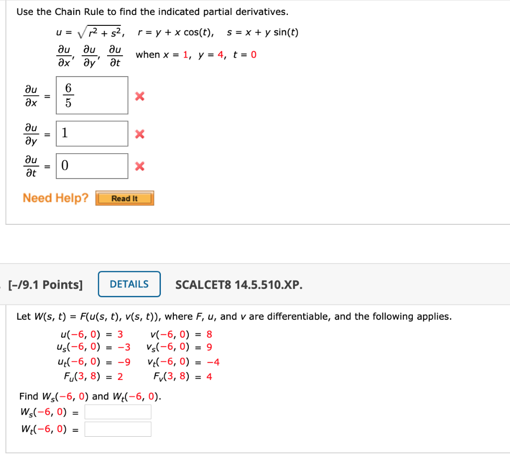 solved-use-the-chain-rule-to-find-the-indicated-partial-chegg