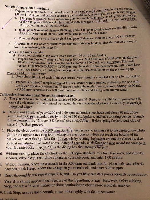 water quality analyses lab reportCould someone help