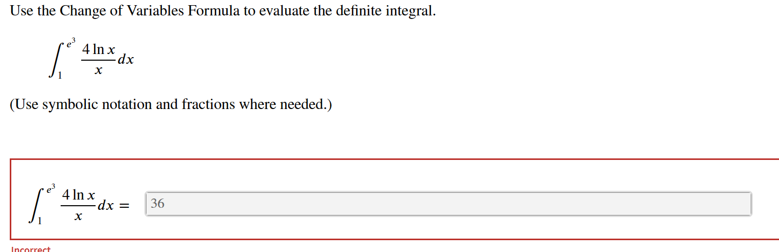 Use the Change of Variables Formula to evaluate the | Chegg.com