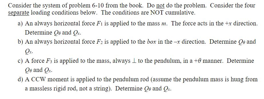 Solved Consider the system of problem 6-10 from the book. Do | Chegg.com