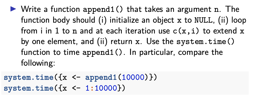 Solved Write a function append1() that takes an argument | Chegg.com