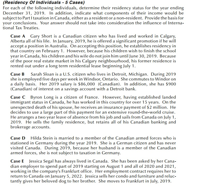 noteworthy characteristics residency