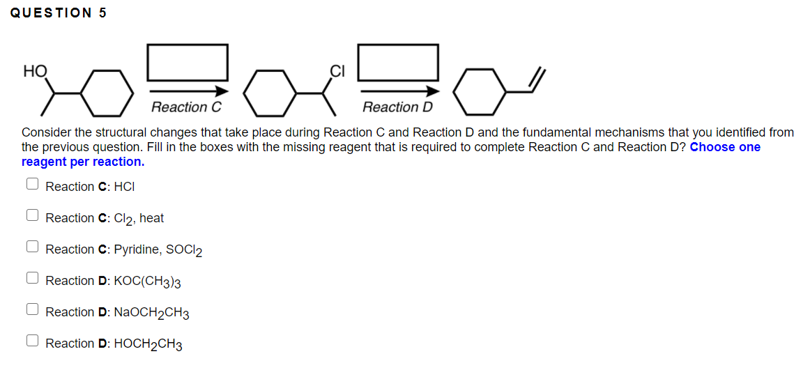 Solved QUESTION 2 Use The Reaction Shown Below To Answer | Chegg.com