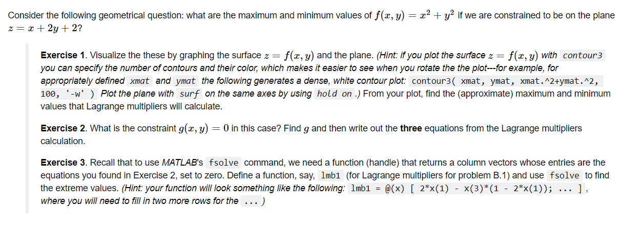 Consider the following geometrical question: What are | Chegg.com