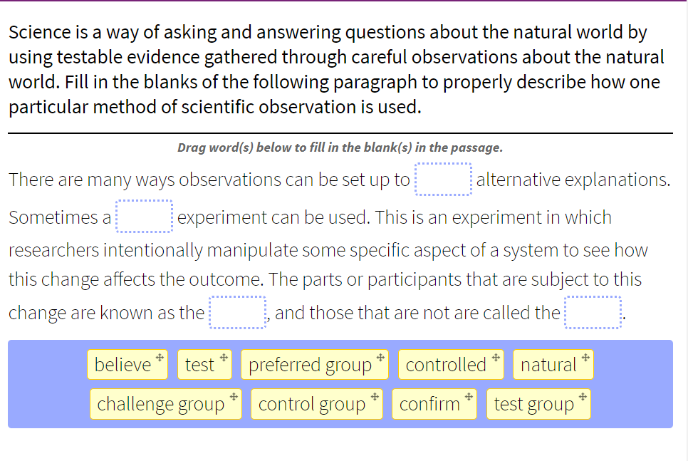 Solved Science Is A Way Of Asking And Answering Questions | Chegg.com