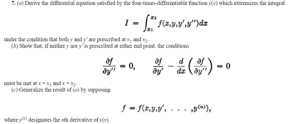 calculus of variations