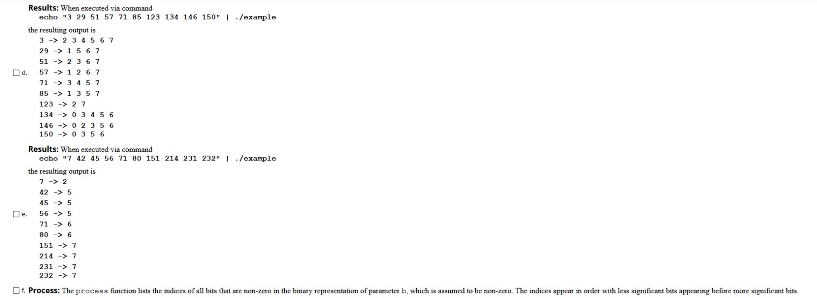 Solved Consider program example.c listed below: 001: | Chegg.com