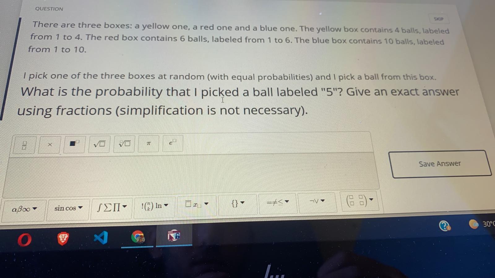 Solved QUESTION SKIP There are three boxes: a yellow one, a | Chegg.com