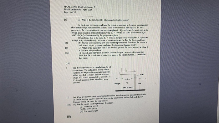 Solved These are fluids past questions | Chegg.com