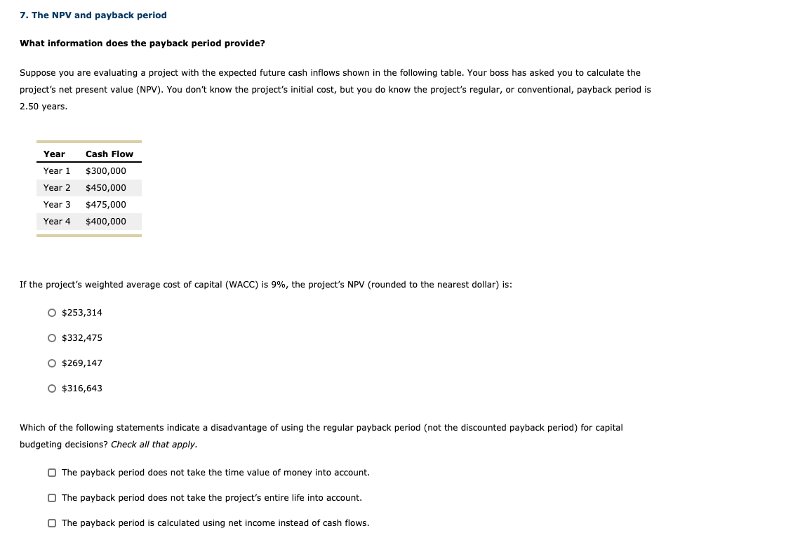 solved-7-the-npv-and-payback-period-what-information-does-chegg