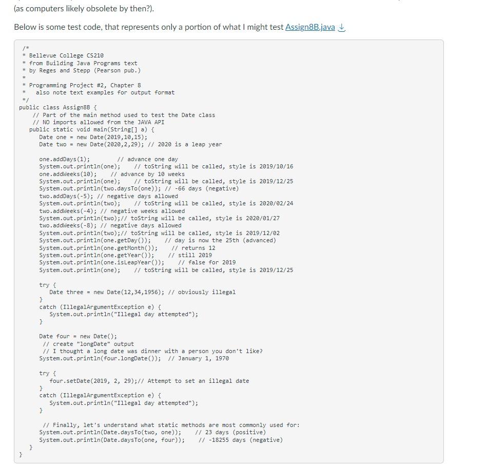 Solved Date.java Date.java Date.java SUBMIT | Chegg.com
