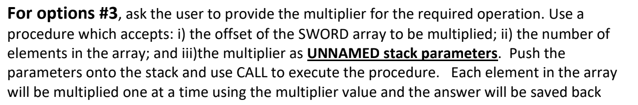 Solved Q1: [100] Create a program with an array of 10 SWORDS | Chegg.com