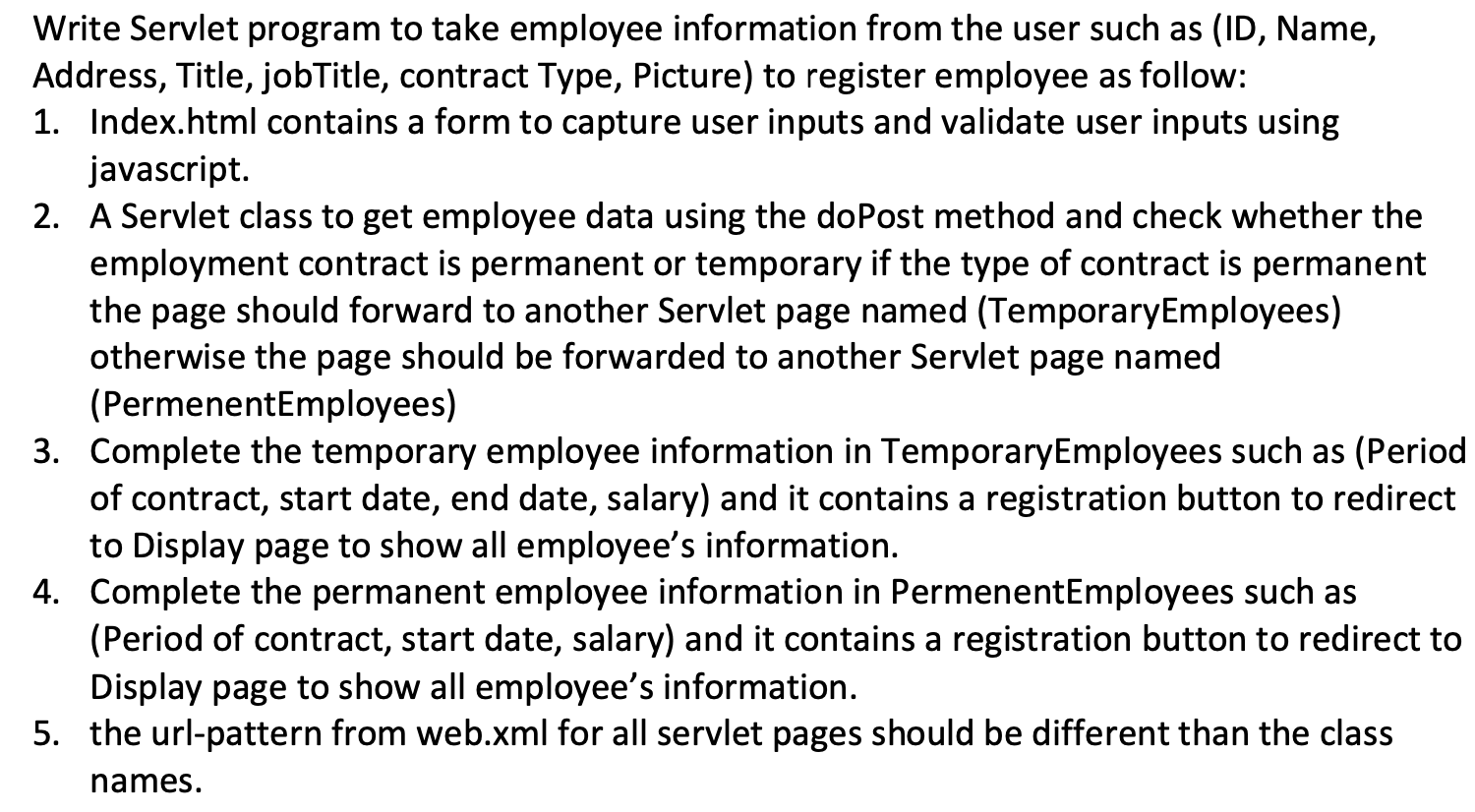 a-write-servlet-program-to-take-employee-information-chegg