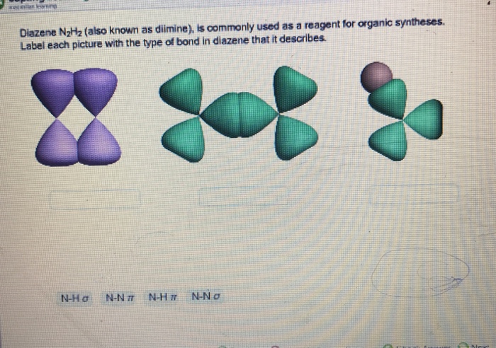 Solved Diazene N_2H_2 (also known as diimine), is commonly | Chegg.com