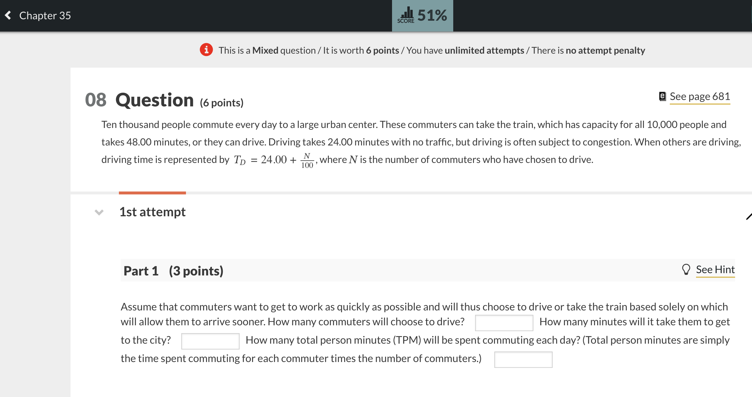 Solved (i) This is a Mixed question / It is worth 6 points / | Chegg.com