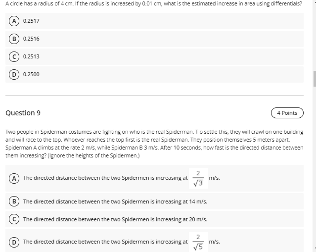 determine the area of a circle with a radius of 4 cm