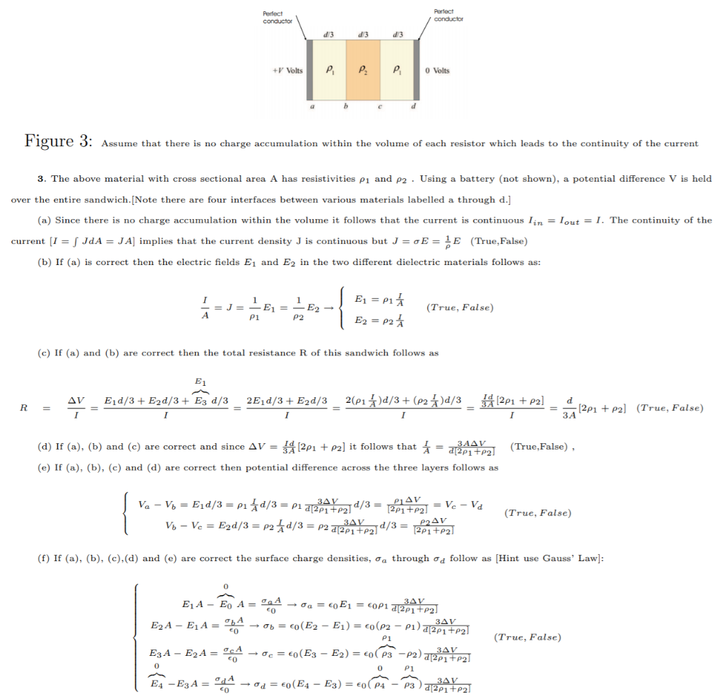 Perfect Conductor Perfect Conductor D3d3d3 V Vo Chegg Com