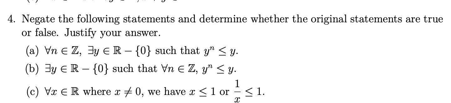 Solved 6. Prove that ∀a∈Z,∃b∈Z,a2+b2≡1mod3.4. Negate the | Chegg.com