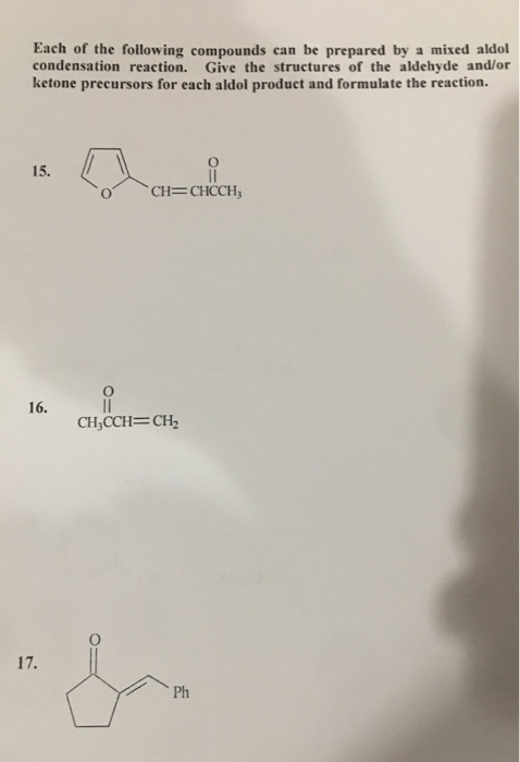 Solved Each of the following compounds can be prepared by a | Chegg.com