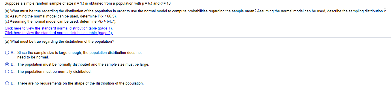 Solved Suppose a simple random sample of size n= 13 is | Chegg.com