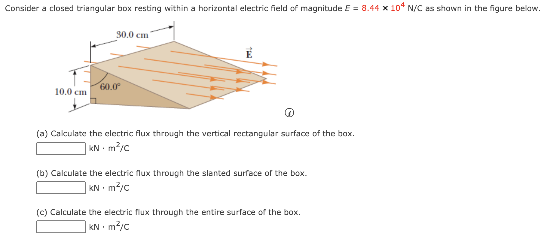 Solved Consider A Closed Triangular Box Resting Within A Chegg Com