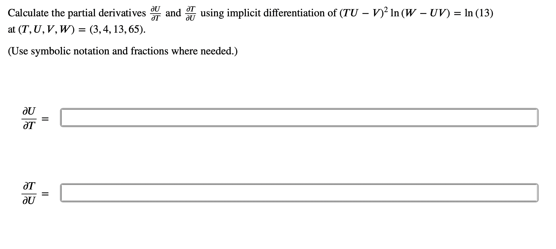 solved-calculate-the-partial-derivative-z-w-using-implicit-chegg