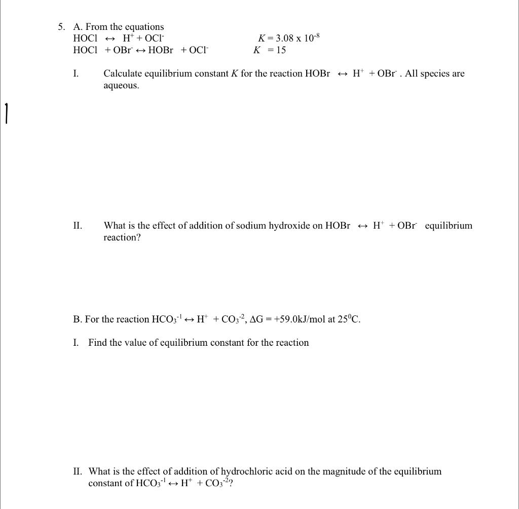 Solved 8. A. Calculate the activity coefficient of hydroxide | Chegg.com