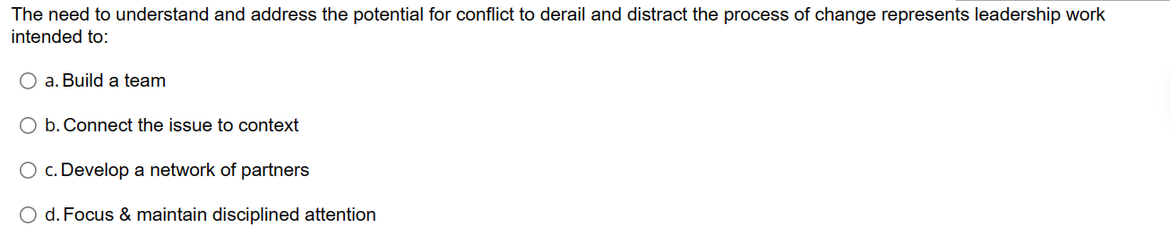 Solved The nature of the leadership process suggests that: | Chegg.com