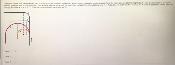 Solved The Figure Shows Four Tracks (either Half- Or | Chegg.com