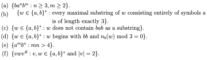 Solved For each of the following languages, give a DFA that | Chegg.com