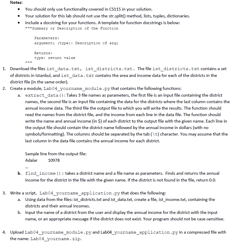 Solved Notes: • You should only use functionality covered in | Chegg.com