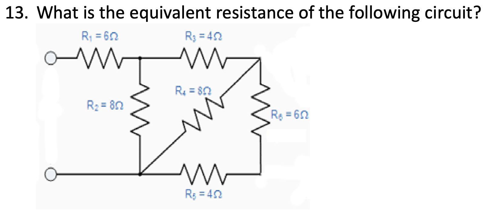 Solved 10. If V = 12 volts, in the circuit below, what is | Chegg.com