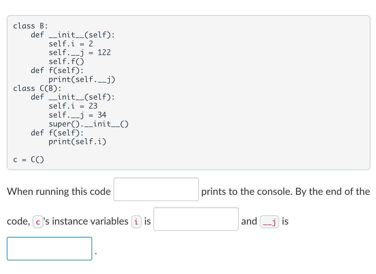 Solved When running this code prints to the console. By the | Chegg.com