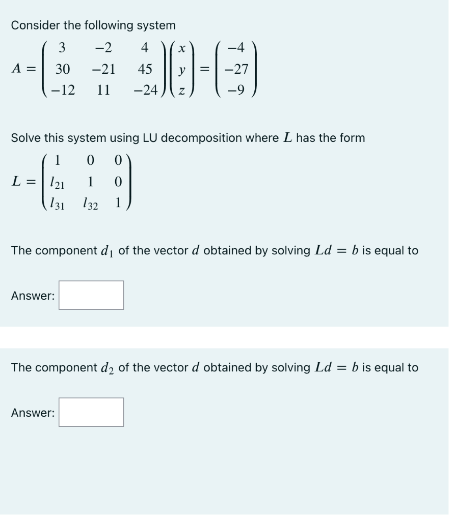 Solved Consider The Following System | Chegg.com