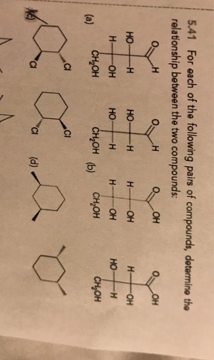 Solved 5.41 For each of the following pairs of compounds, | Chegg.com