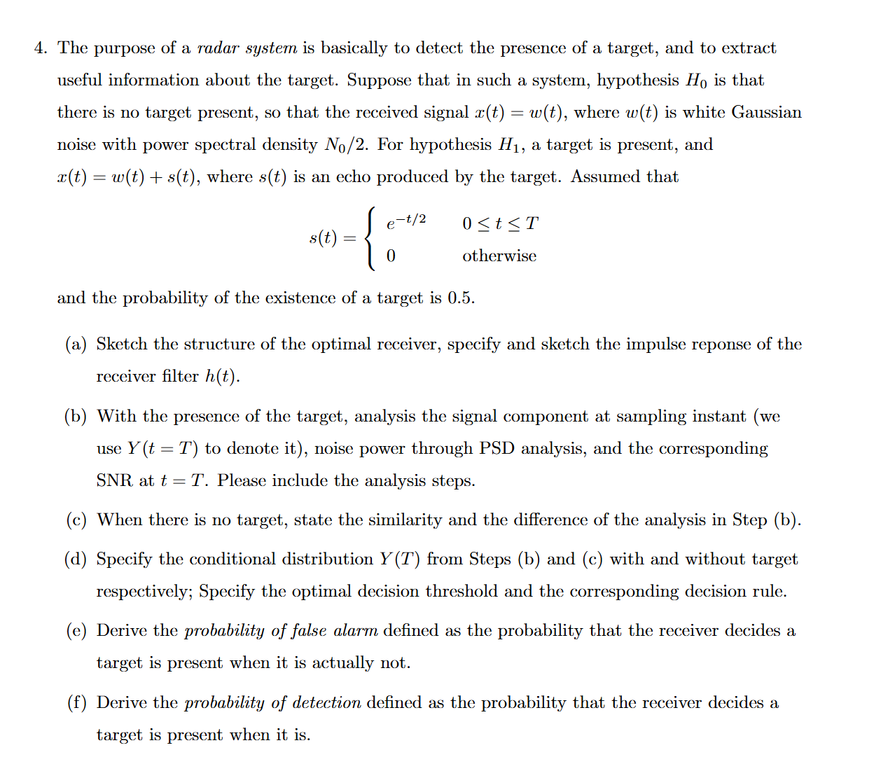 Solved by an EXPERT The purpose of ﻿a radar system is ﻿basically to ...