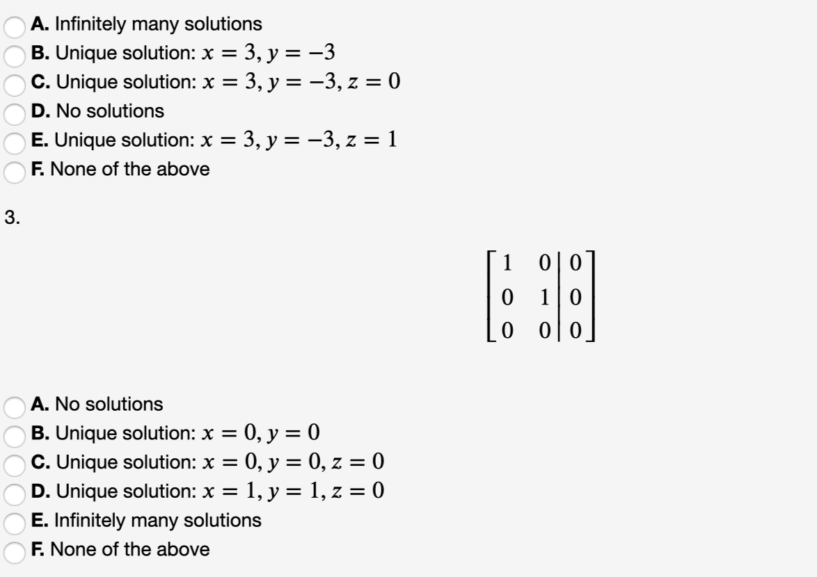 Solved The Reduced Row Echelon Form Of A System Of Linear Chegg Com