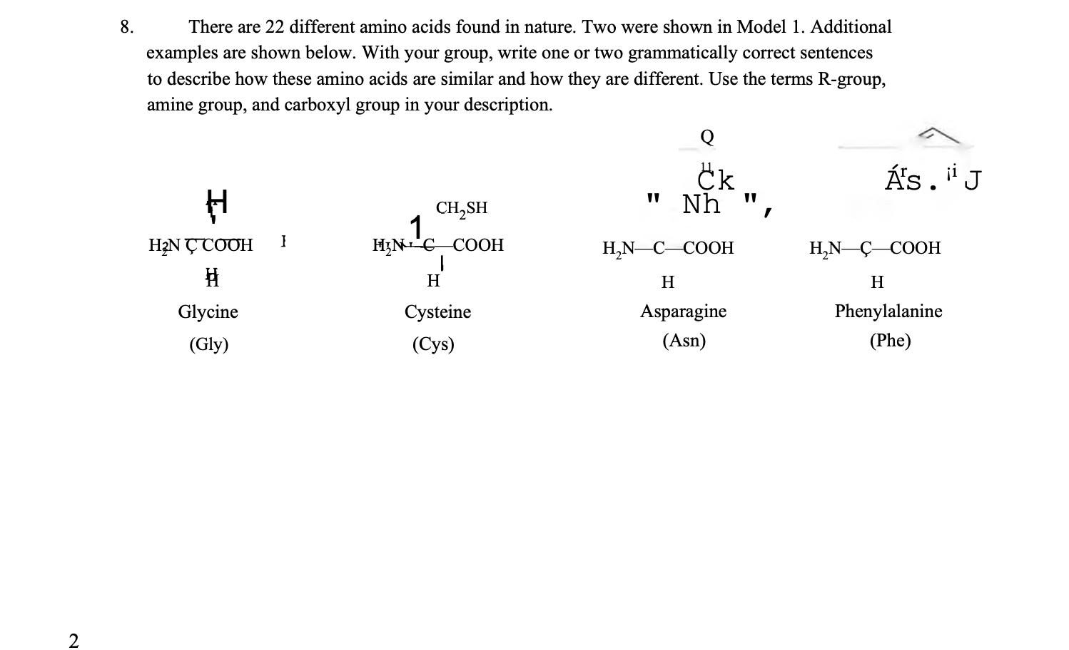Solved There are 22 different amino acids found in nature. | Chegg.com