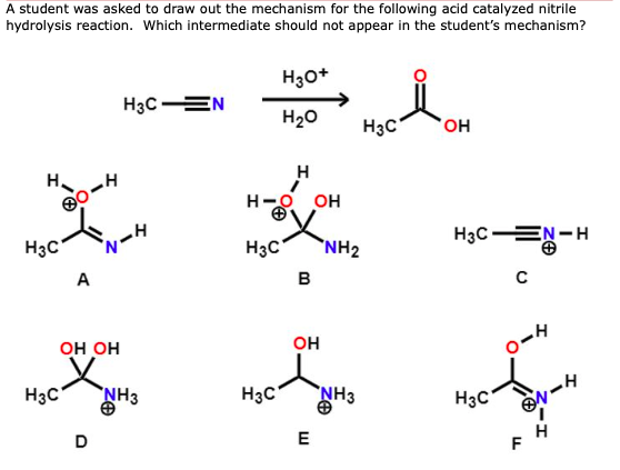 Solved A student was asked to draw out the mechanism for the | Chegg.com