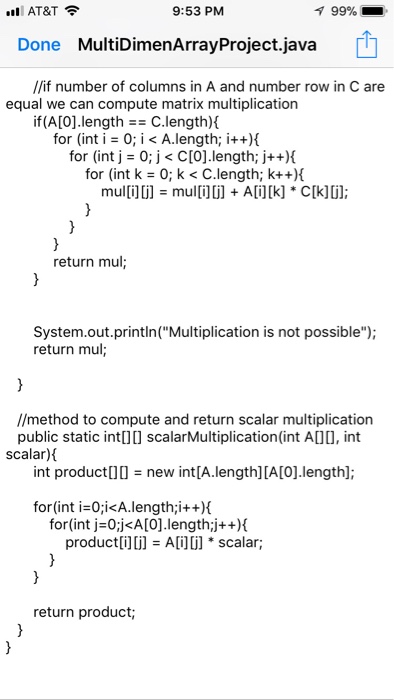 Solved When I try to compile it, I get an error in the main | Chegg.com