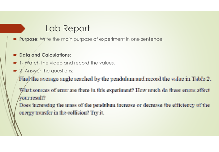 Lab report examples image