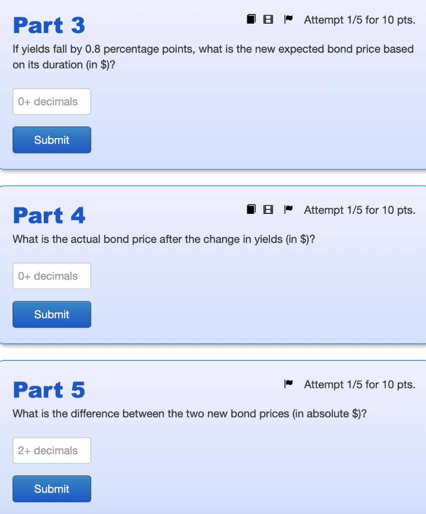 Solved Intro A corporate bond has 2 years to maturity, a