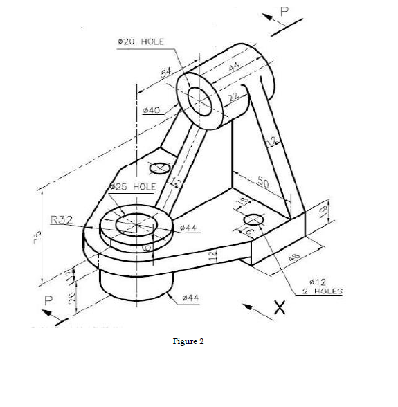 Solved draw in auto cad and send me the file please draw the | Chegg.com