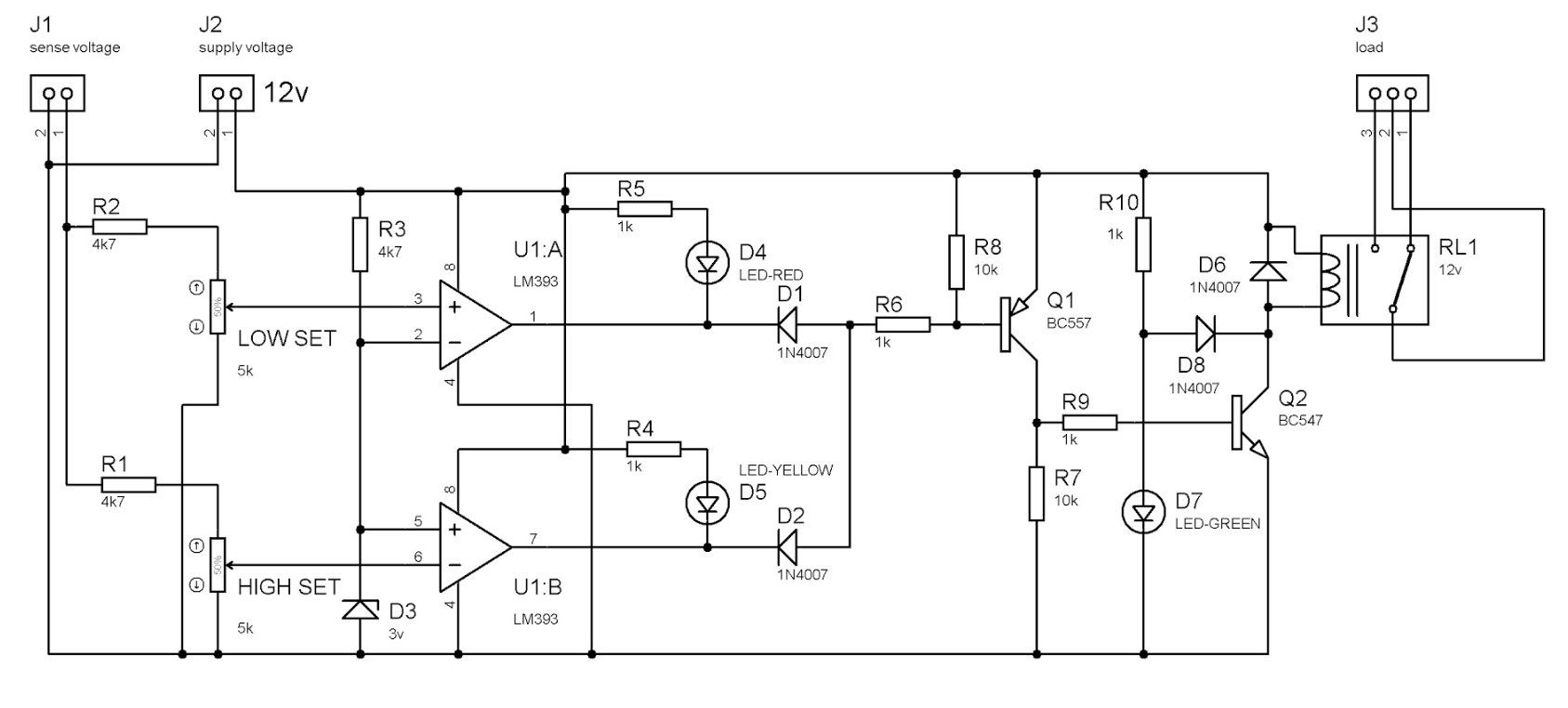 J1 sense voltage J2 supply voltage J3 load oo 0912v | Chegg.com