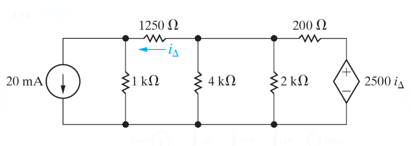 Solved a. Use the node-voltage method to find the total | Chegg.com